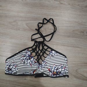 Size large la vie en rose high neck bikini top